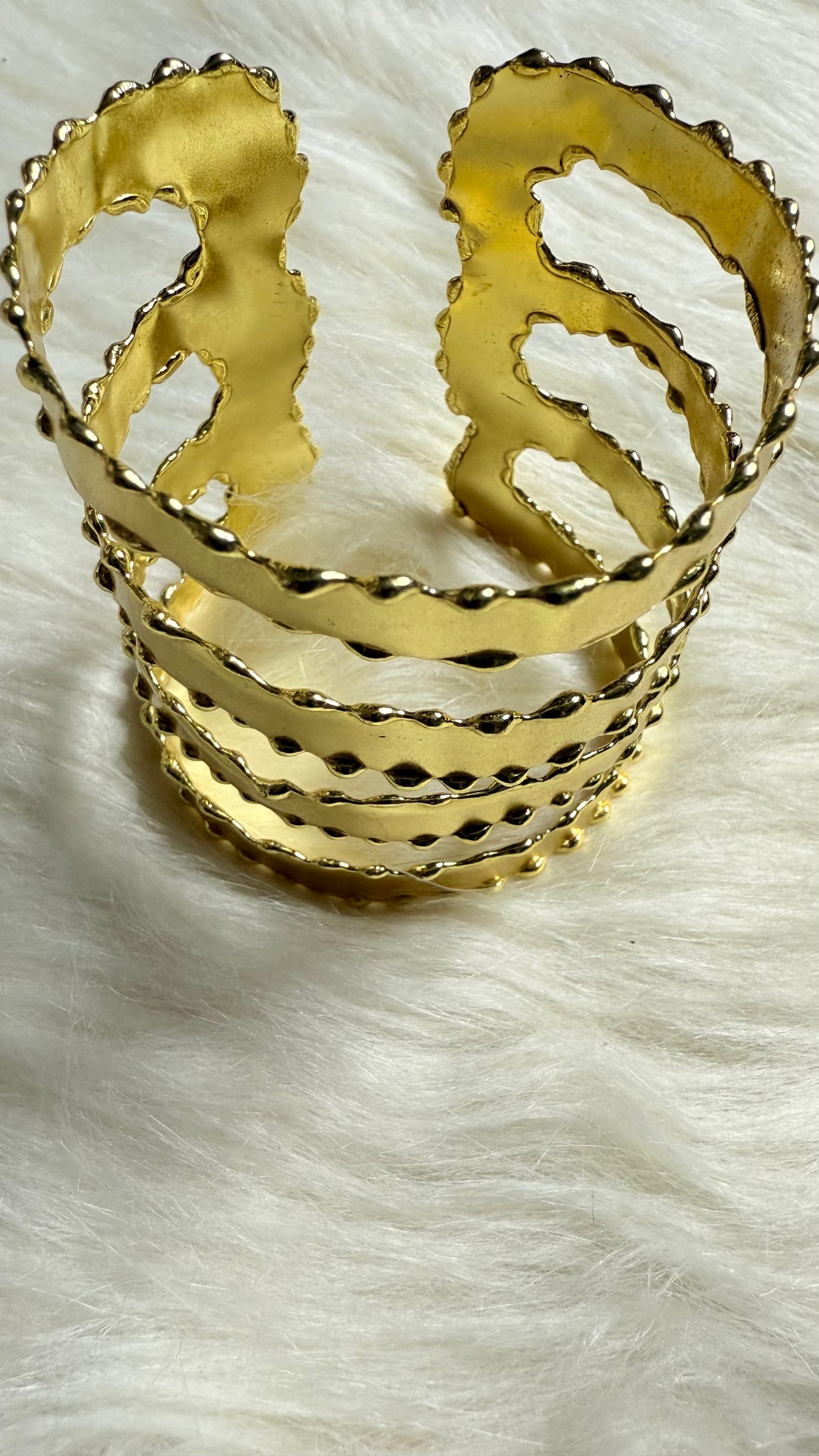 Broad Brass Cuff