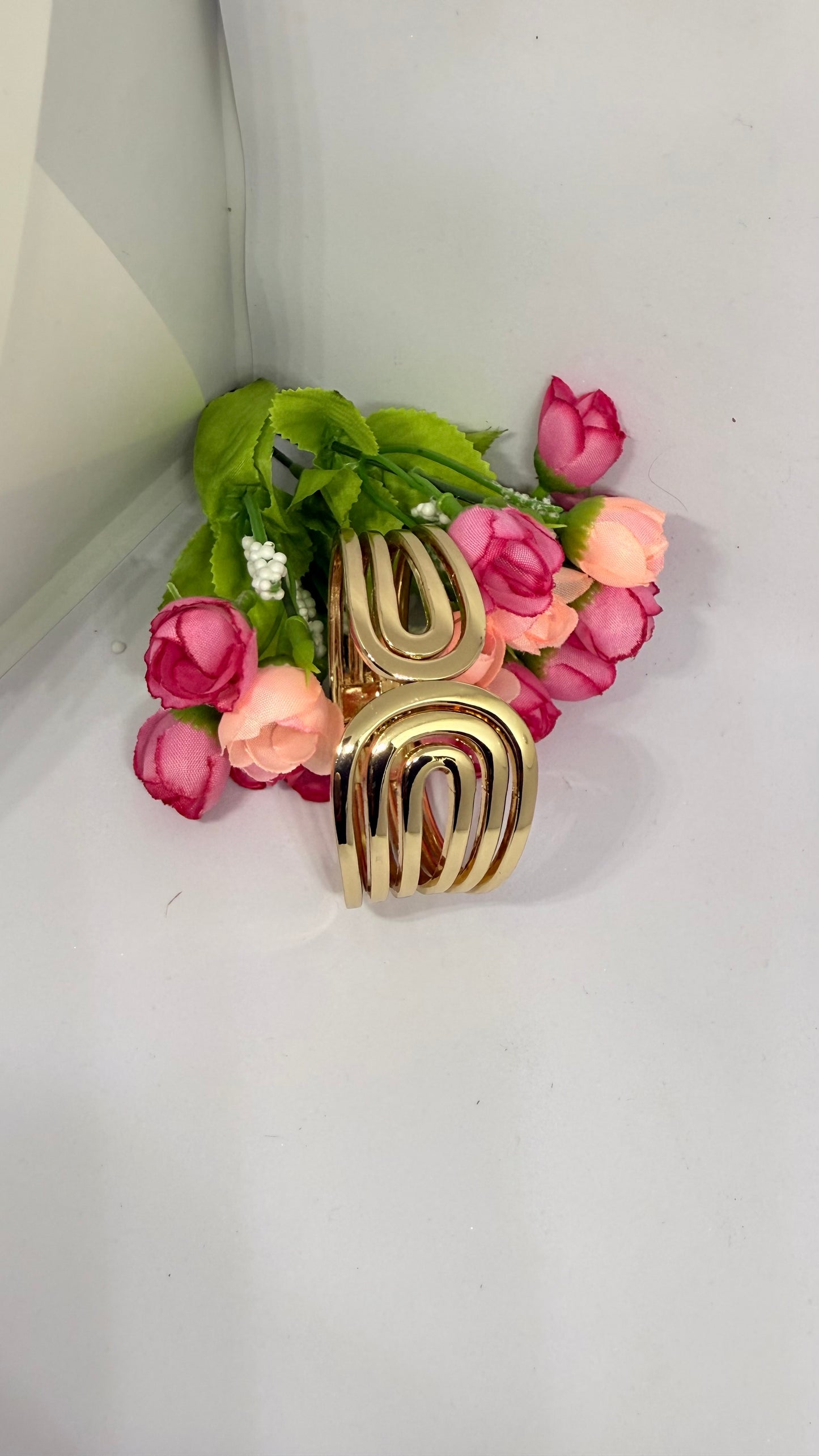 Gold Swirl Cuff Bracelet