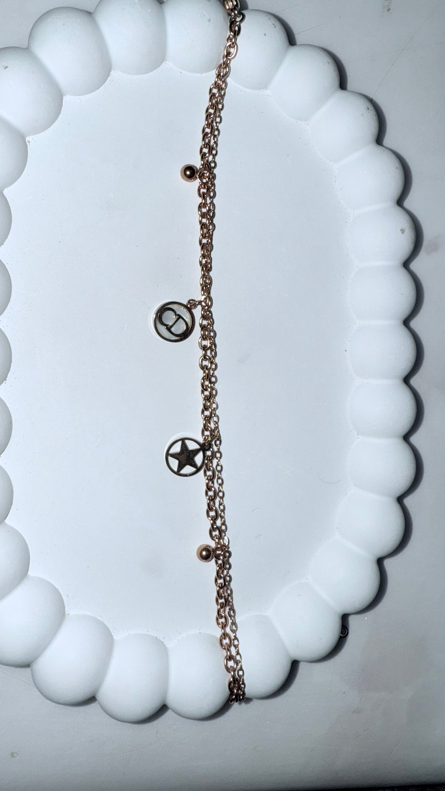CD charm bracelet