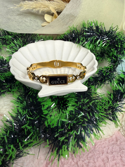 Regal Noir Link Bracelet