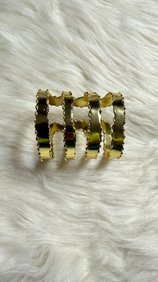 Broad Brass Cuff