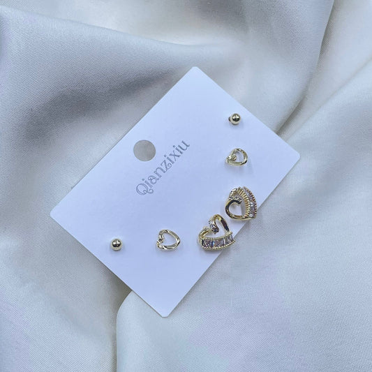 Minimal Luxe Earrings Set