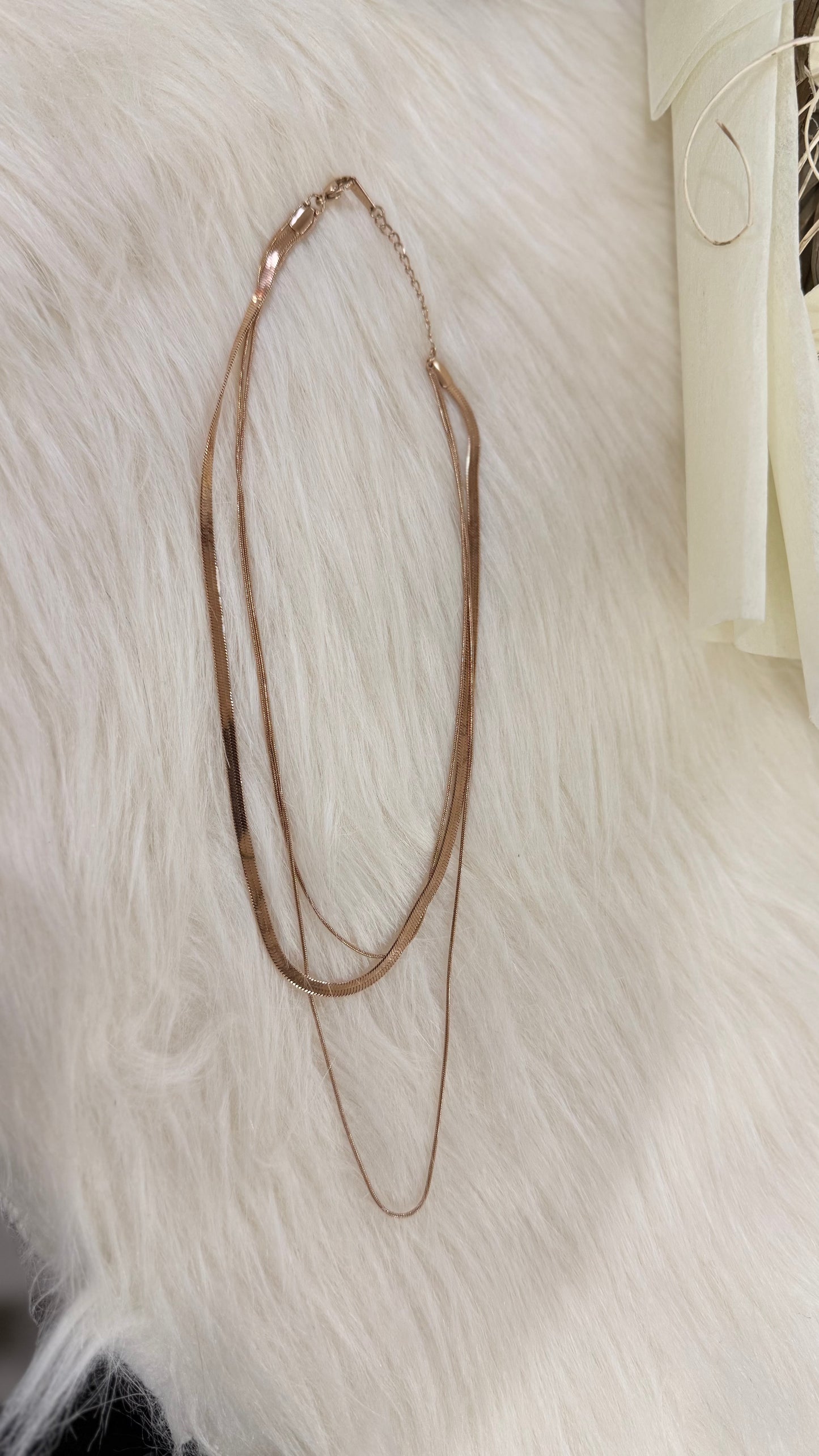 3 layered snake chain