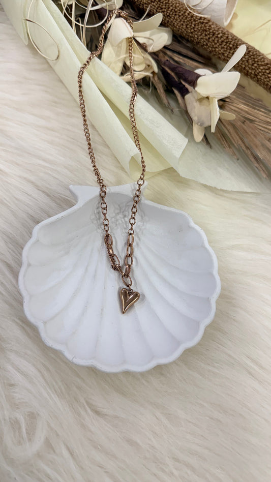 Rose Luxe Heart Chain